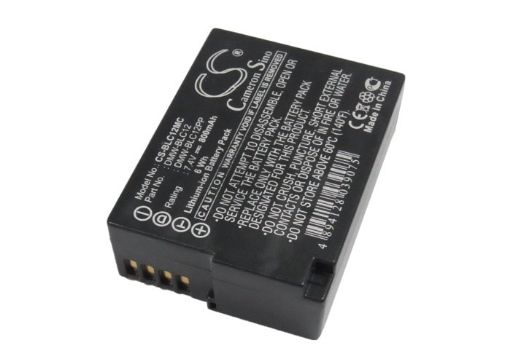 Replacement Battery for Panasonic DMW-BLC12 for Lumix DMC-GH2H - 1