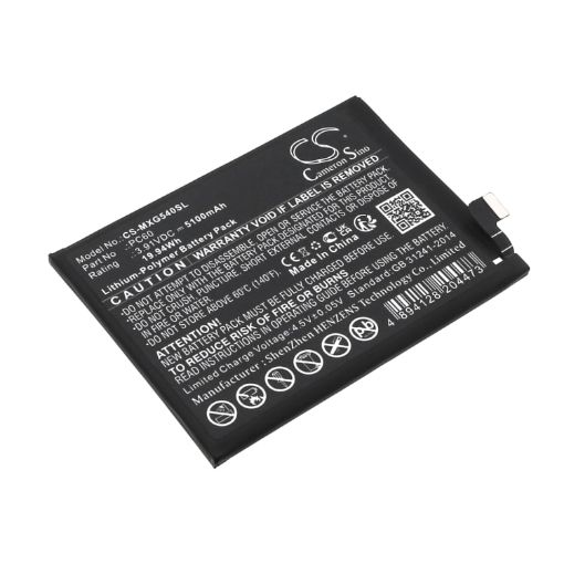 Motorola PC60 SB18D89641 Battery Replacement for Moto G54 XT2343 - 1