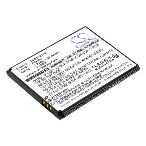 Schok SB2000 Battery Replacement for Flip SC3218B & SC3218T - 1