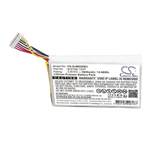 Replacement Battery for DJI 623758-1S2P Mavic 2 Pro Remote Control - 1