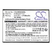 Replacement Battery AHB445573P for Konrow EASY K55 Sweet 55 - 3