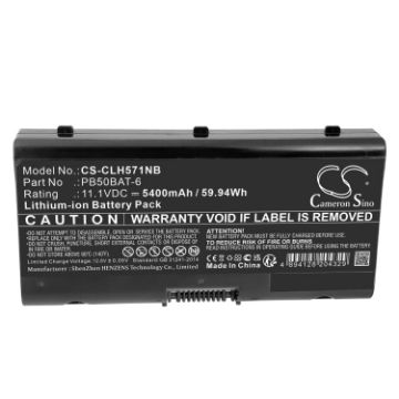 Replacement Battery for Sager NP8356(PB51EF-G) NP8371 - 1