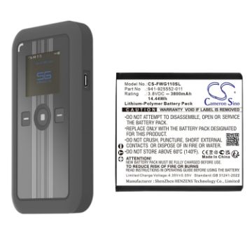 Replacement Battery Franklin Wireless 941-925552-011 RG1100 - 1