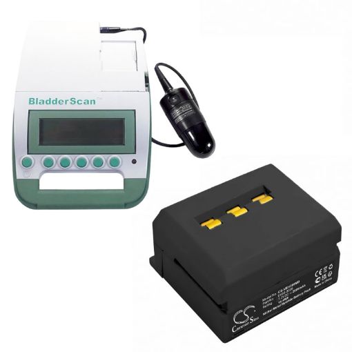 Battery Replacement Verathon 0400-0039 for Bladerscan BVI 2500/3000 - 1