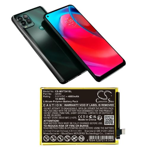 Motorola QS50 Battery for Moto G Stylus 5G XT2419 (2024) Replacement - 1