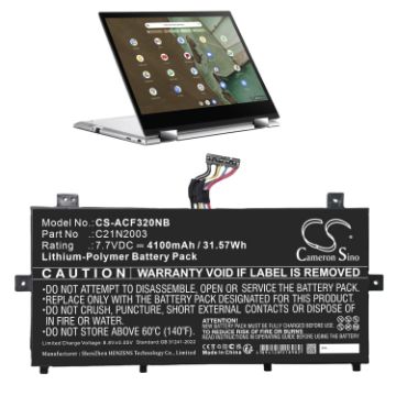 Asus C21N2003 Battery for Chromebook Flip CM3 C235VA Replacement - 1