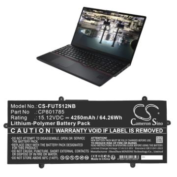 Replacement Battery Fujitsu CP801785 FMVNBP253 FPB0360S LifeBook E4512 - 1