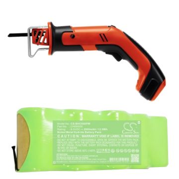 Battery Replacement for Black & Decker CHS6000 Recip-Saw - 1