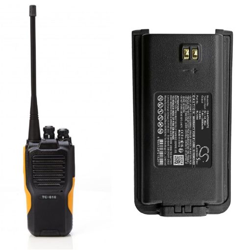 BL1204 BL2001 Battery Replacement for Hyt TC-610 TC-610P - 1