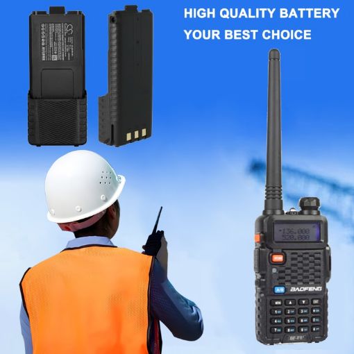 Baofeng BL-5 BL-5L Battery Replacement for BF-F8 PLUS/ BF-F8+ - 1