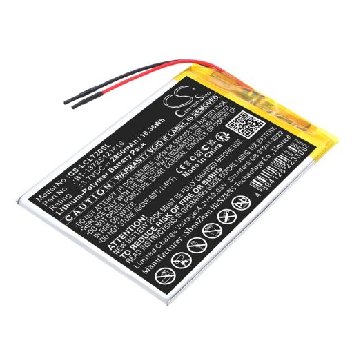 Replacement Battery for Polaroid SR3070110P MIDS747PXE/PXE52 - 1