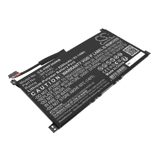 Battery Replacement for HP ENVY X360 13-BF0000 Series WF04XL - 1
