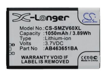 Battery Replacement for Samsung Katalyst T739 AB46365UG AB463651BA - 1