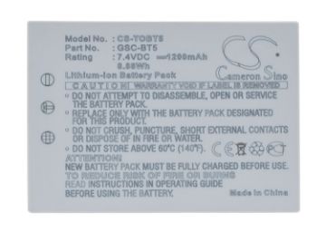Toshiba BSC-BT5 GSC-BT5 Battery for Gigashot R60AU R30 - 1